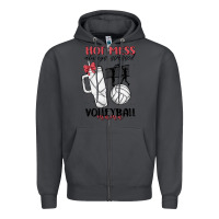 Smoke hot mess always stressed volleyball mama Zipper Hoodie - MaliasSmallBusiness