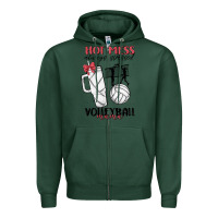 Sports Green hot mess always stressed volleyball mama Zipper Hoodie - MaliasSmallBusiness