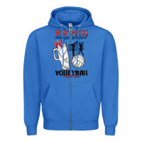 True Royal hot mess always stressed volleyball mama Zipper Hoodie - MaliasSmallBusiness