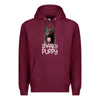 Burgundy Snarky Puppy Premium Hoodie - Bettercallsaul