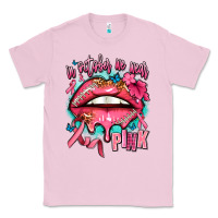 Bubblegum Pink in october we wear pink  lips Classic Tee - AdoDesignShop