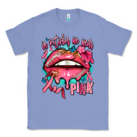 Colony Blue in october we wear pink  lips Classic Tee - AdoDesignShop