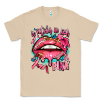 Mushroom in october we wear pink  lips Classic Tee - AdoDesignShop