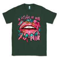 Sports Green in october we wear pink  lips Classic Tee - AdoDesignShop