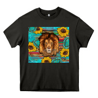 Asphalt western lion tumbler Heavy Core Tee - Artiststas