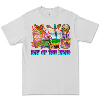 Dove Grey Day of the dead coffee cups Premium Tee - RanaPortraitStore
