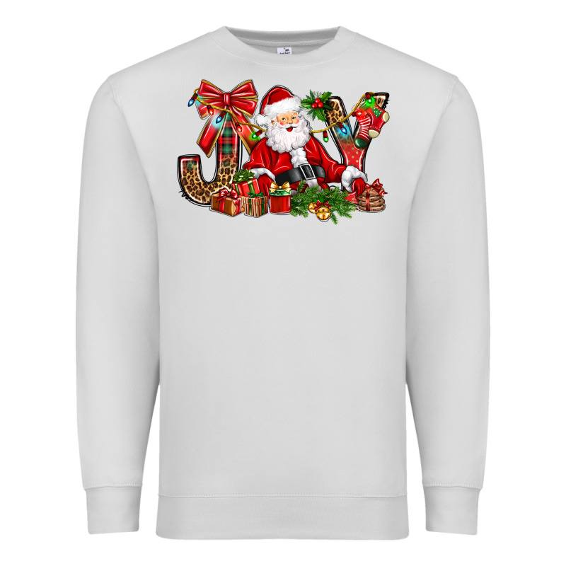 Joy Christmas With Santa Bbs Premium Sweatshirt by BundleAndBundleShop | Teevron