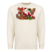 Sandshell joy christmas with santa bbs Premium Sweatshirt - BundleAndBundleShop