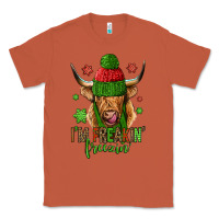 Copper i'm freakin freezin christmas long haired cow Classic Tee - Jasminsmagicworld