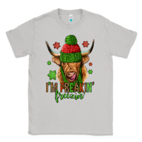 Moon Dust i'm freakin freezin christmas long haired cow Classic Tee - Jasminsmagicworld