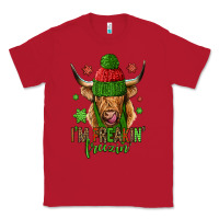 Red i'm freakin freezin christmas long haired cow Classic Tee - Jasminsmagicworld