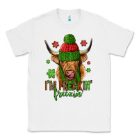 White i'm freakin freezin christmas long haired cow Classic Tee - Jasminsmagicworld