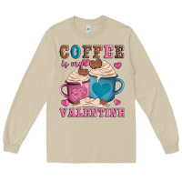 Mushroom valentines day coffe is my valentine Long Sleeve Tee - AdoDesignShop