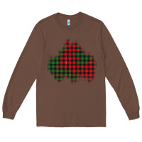 Chestnut christmas glitter patch Long Sleeve Tee - AdoDesignShop