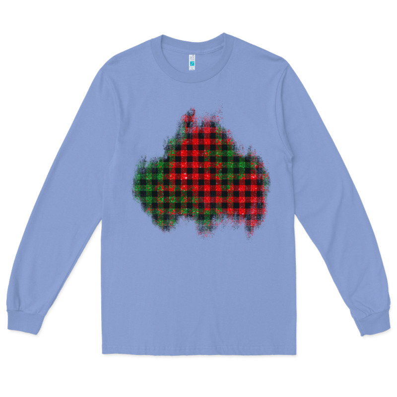 Christmas Glitter Patch Long Sleeve Tee by AdoDesignShop | Teevron