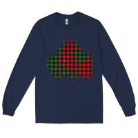 Navy christmas glitter patch Long Sleeve Tee - AdoDesignShop