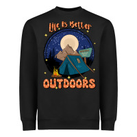 Black life is better outdoors Heavyweight Sweatshirt - JahusDesignShop