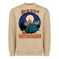 Mushroom life is better outdoors Heavyweight Sweatshirt - JahusDesignShop