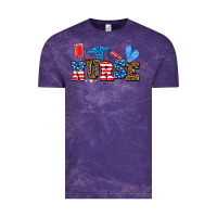 Cloud Purple usa nurse Vintage Tee - AdoDesignShop