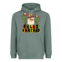 Sage feliz navidad mexican santa Heavyweight Hoodie - MaliasSmallBusiness