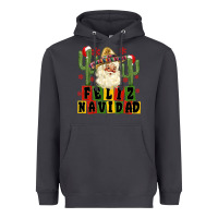 Smoke feliz navidad mexican santa Heavyweight Hoodie - MaliasSmallBusiness