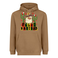 Toasted Coconut feliz navidad mexican santa Heavyweight Hoodie - MaliasSmallBusiness