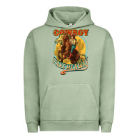 Pigment Oil Green Busy doing Cowgirl shit Urban Hoodie - HowdyJamesFarm