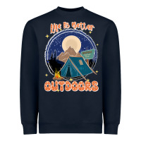 Navy life is better outdoors Heavyweight Sweatshirt - JahusDesignShop