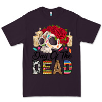 Plum Day of the dead skeleton Premium Tee - RanaPortraitStore
