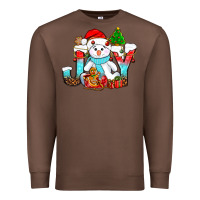 Chestnut joy christmas with snowman bbs Premium Sweatshirt - BundleAndBundleShop