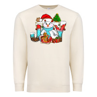 Sandshell joy christmas with snowman bbs Premium Sweatshirt - BundleAndBundleShop