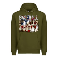 Army Green Baseball American Dad Premium Hoodie - Bettercallsaul