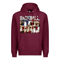 Burgundy Baseball American Dad Premium Hoodie - Bettercallsaul