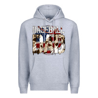 Heather Grey Baseball American Dad Premium Hoodie - Bettercallsaul