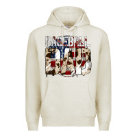 Oatmeal Heather Baseball American Dad Premium Hoodie - Bettercallsaul