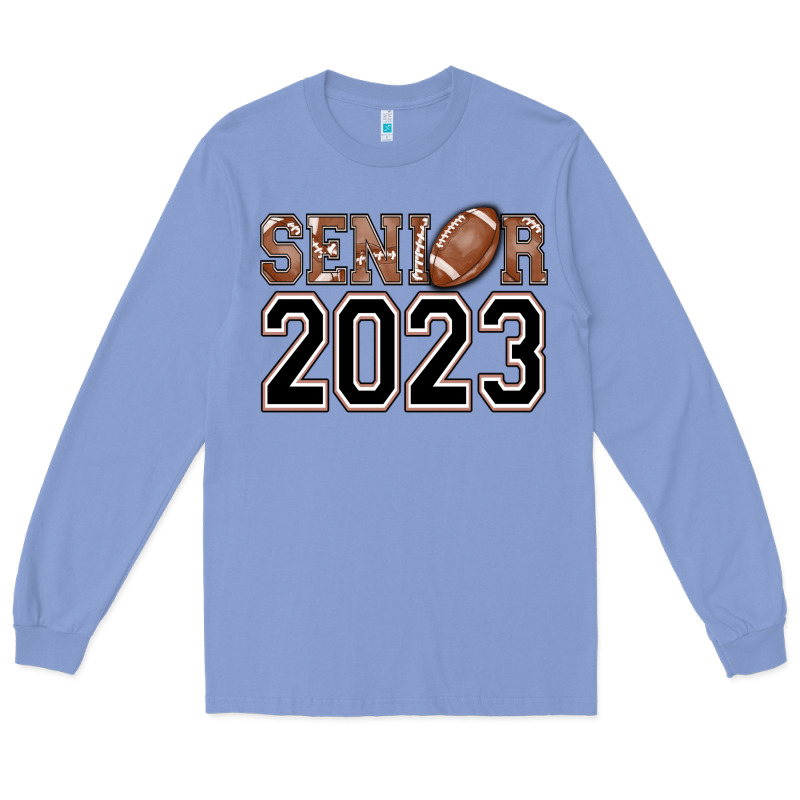 Senior 2023 American Football Long Sleeve Tee by AdoDesignShop | Teevron