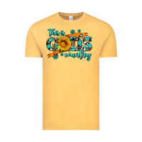 Vintage Mustard this is gods country sunflower Vintage Tee - AdoDesignShop