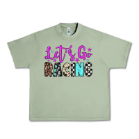 Oil Green let's go racing Urban Heavy Tee - JahusDesignShop