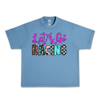 Pebble Blue let's go racing Urban Heavy Tee - JahusDesignShop