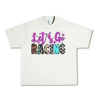 Pistachio let's go racing Urban Heavy Tee - JahusDesignShop