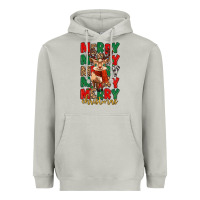 Moon Dust merry christmas reindeer Heavyweight Hoodie - MaliasSmallBusiness