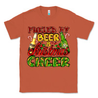 Copper fueled by beer and christmas cheer with beer bottles Classic Tee - AdoDesignShop