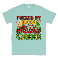 Seafoam fueled by beer and christmas cheer with beer bottles Classic Tee - AdoDesignShop