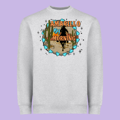 Amarillo By Morning Heavyweight Sweatshirt Designed By Jahusdesignshop
