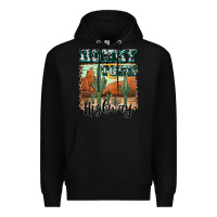 Black honky tonk highway Premium Hoodie - AdoDesignShop