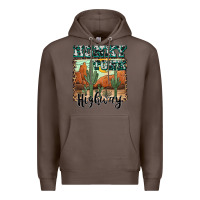 Coffee honky tonk highway Premium Hoodie - AdoDesignShop