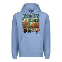 Colony Blue honky tonk highway Premium Hoodie - AdoDesignShop