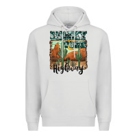 Dove Grey honky tonk highway Premium Hoodie - AdoDesignShop
