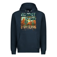 Navy honky tonk highway Premium Hoodie - AdoDesignShop