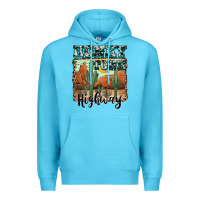 Ocean Blue honky tonk highway Premium Hoodie - AdoDesignShop